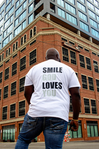 Smile God Loves You - Color Pop Tee