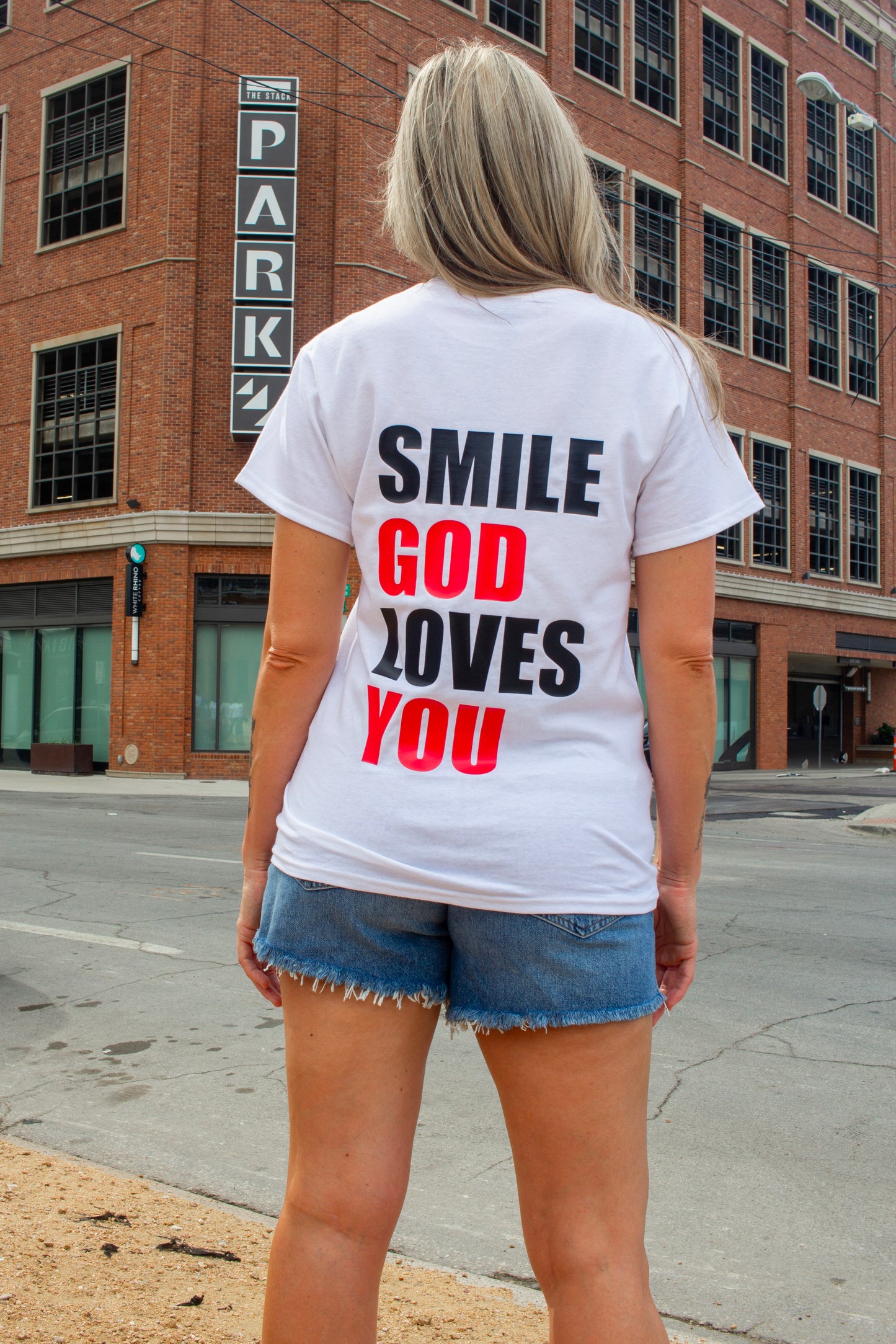 Smile God Loves You - Color Pop Tee