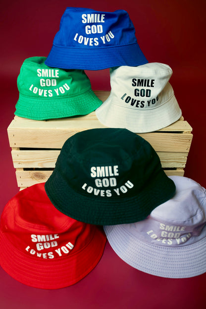 Smile God Loves You - Bucket Hat