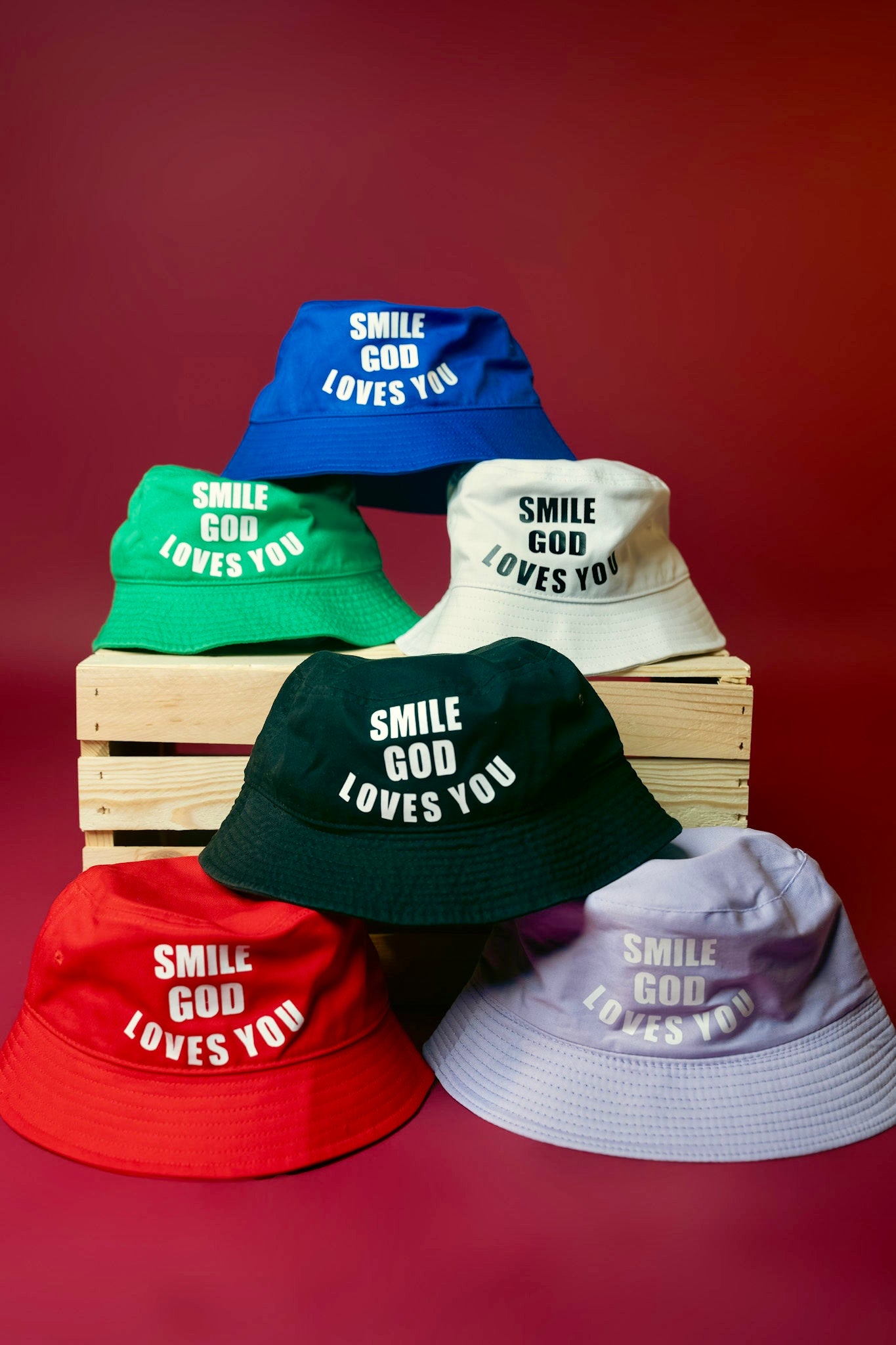 Smile God Loves You - Bucket Hat