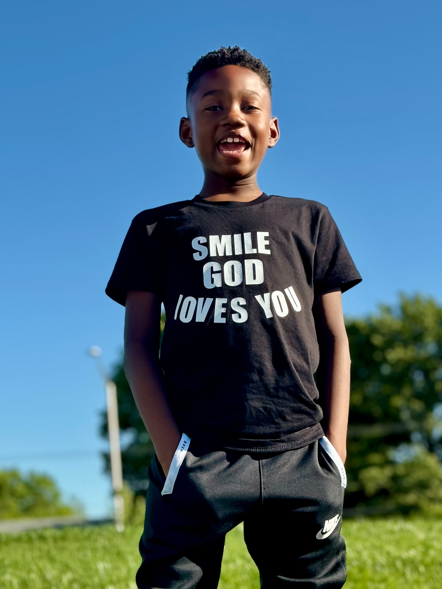 Smile God Loves You - Youth T-Shirts