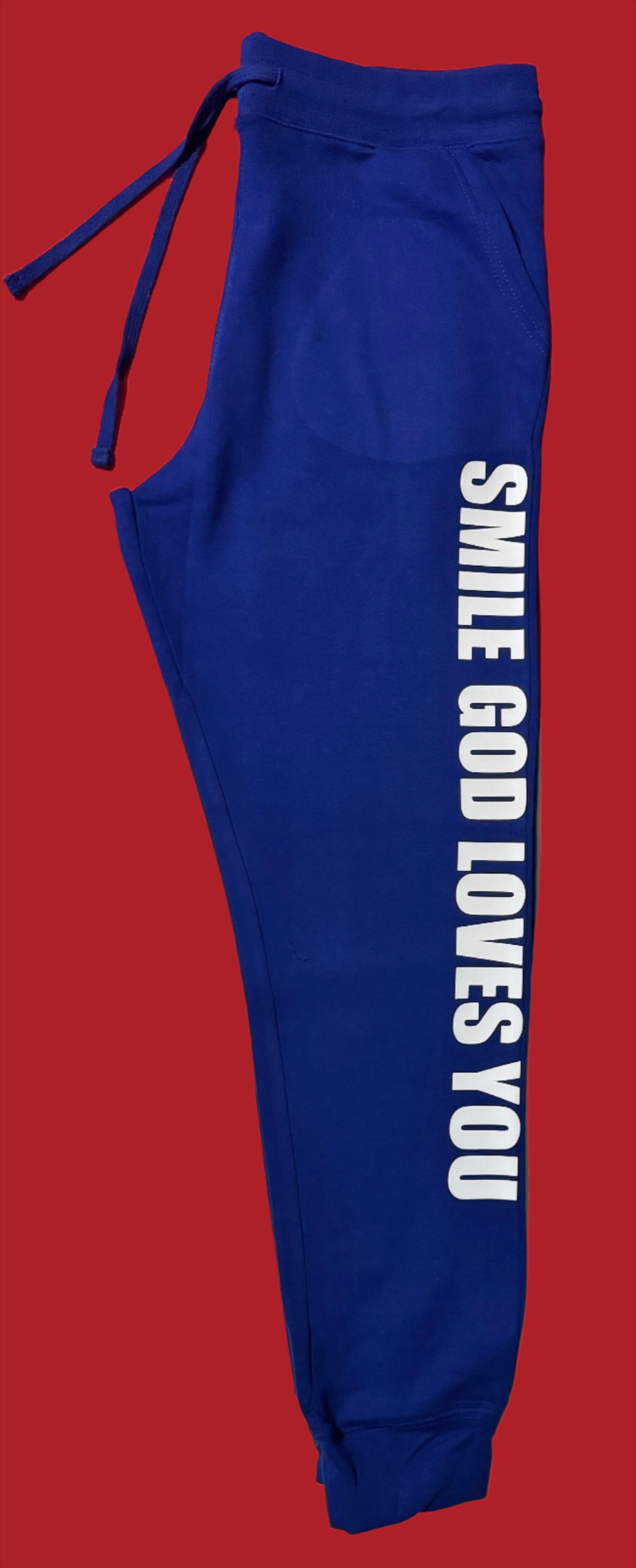 Royal Blue Fleece Joggers