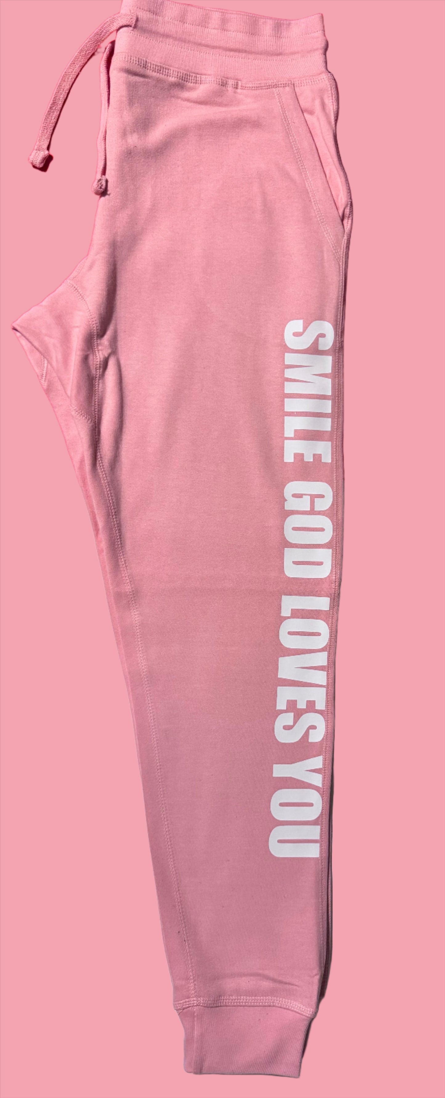 Pink Fleece Joggers