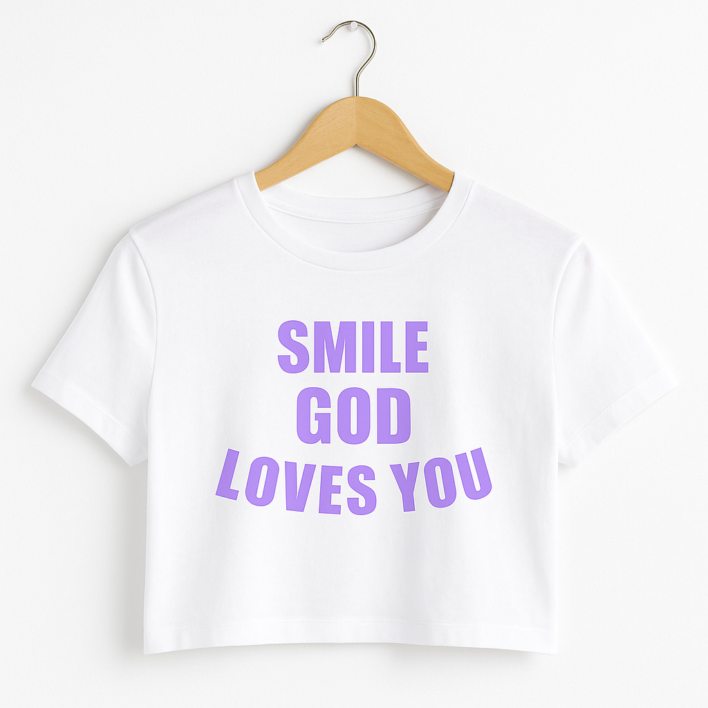 Smile God Loves You Christian Apparel - Adult Unisex T-Shirts