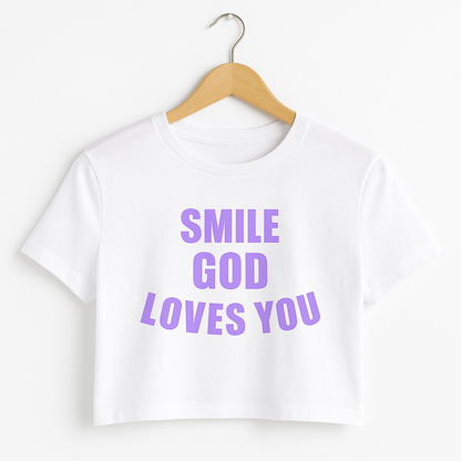 Smile God Loves You Christian Apparel - Adult Unisex T-Shirts