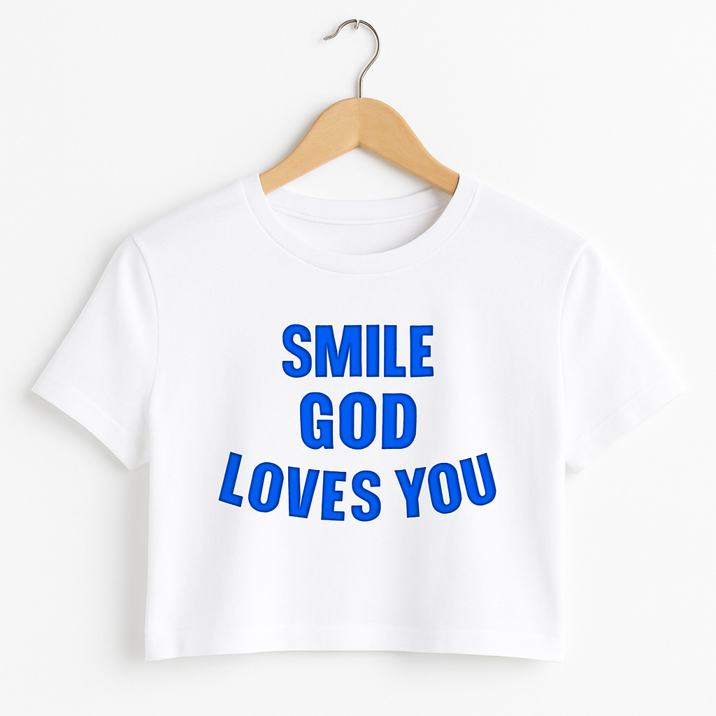 Smile God Loves You Christian Apparel - Adult Unisex T-Shirts