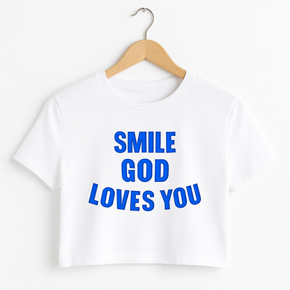 Smile God Loves You Christian Apparel - Adult Unisex T-Shirts