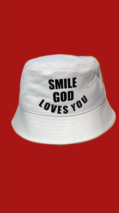 Smile God Loves You - Bucket Hat