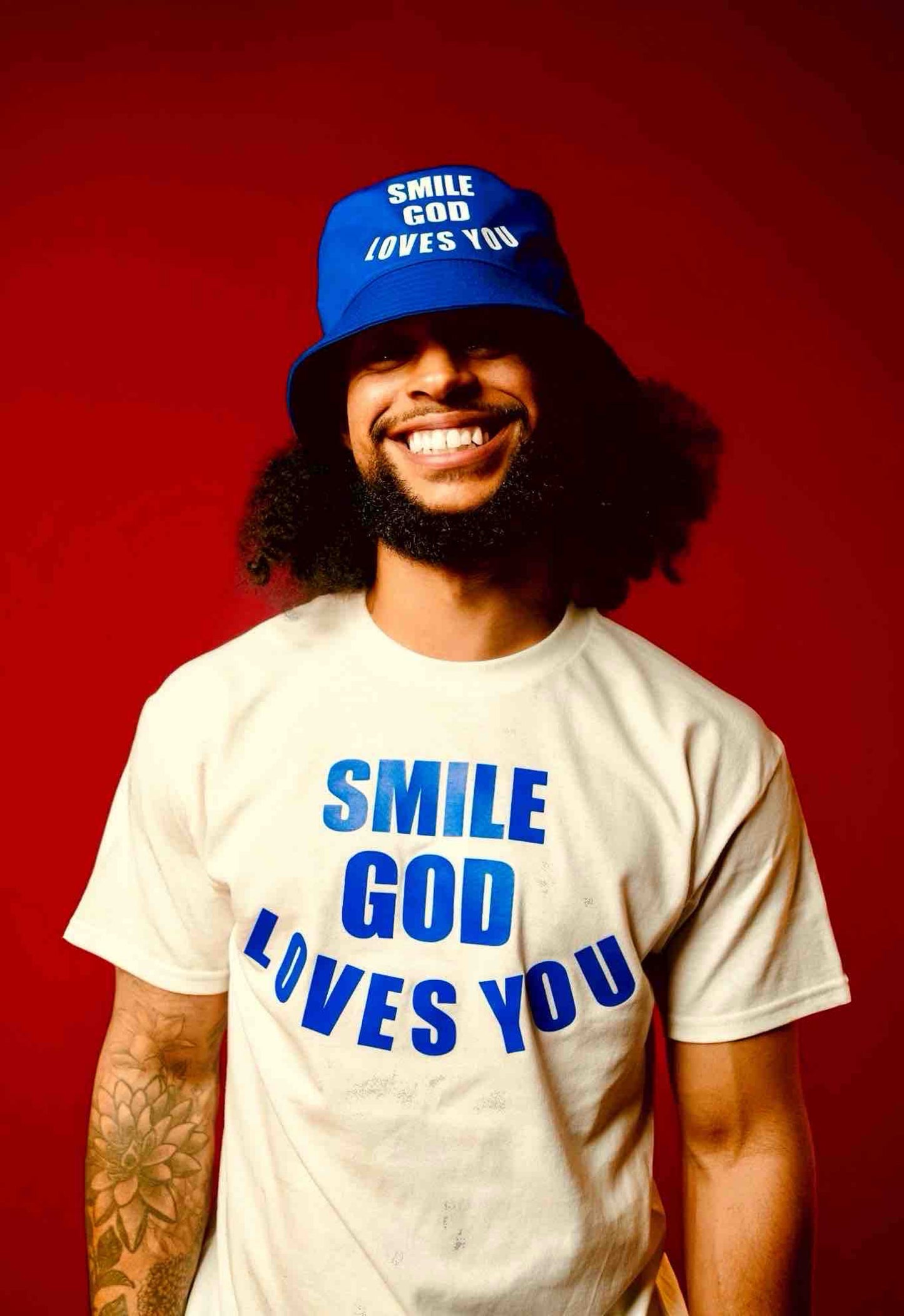 Smile God Loves You - Bucket Hat