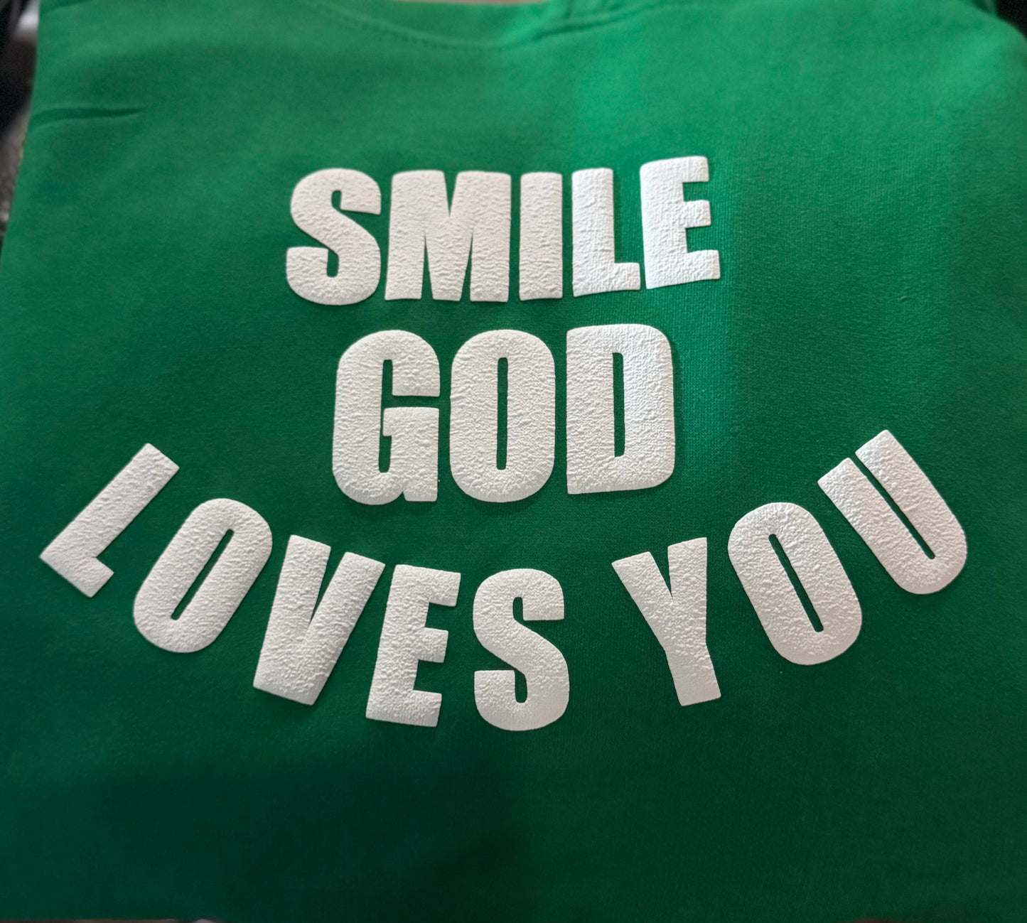 Smile God Loves You - Pull Over Hoodie